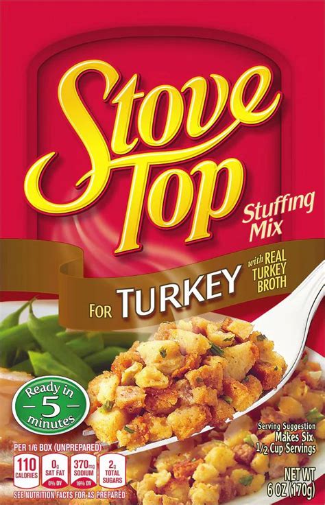 Stove Top Turkey Stuffing Mix 6 Oz Greatland Grocery