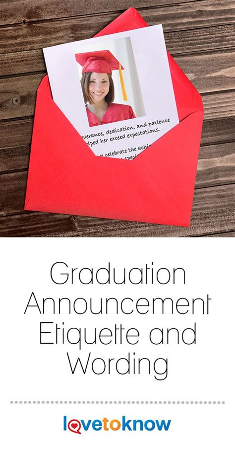 Graduation Announcement Wording Examples And Ideas Lovetoknow