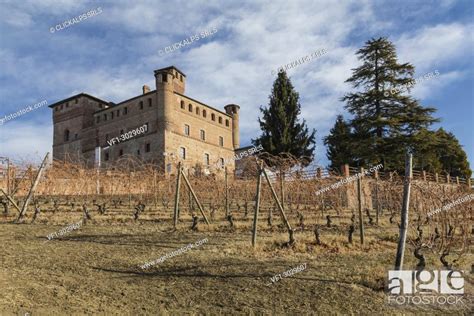Langhe Cuneo District Piedmont Italy Barolo Wine Region Grinzane