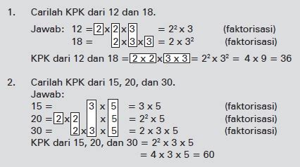 Fpb dari bilangan bilangan 99, 108, dan 126 126 adalah adalah …. Cara Mengerjakan Fpb Dan Kpk Matematika - Get Images