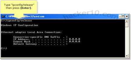 How and when to use ipconfig in windows. 3 methods to renew your computer IP Address - Hacker 10 ...