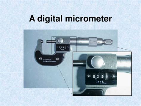 Ppt Reading The Micrometer Powerpoint Presentation Free Download