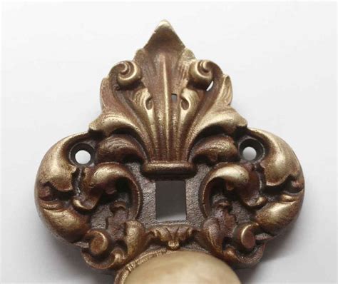 Antique French Bronze Door Pull Olde Good Things