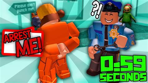 HOW FAST CAN YOU ARREST ME IN ROBLOX JAILBREAK?! - YouTube