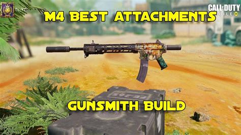 M4 Best Attachments Gunsmith Build Call Of Duty Mobile Youtube
