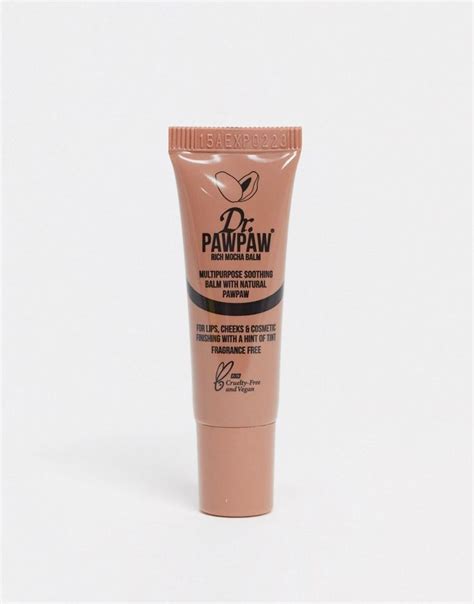 Dr Pawpaw Tinted Rich Mocha Multipurpose Balm 10ml Asos The Balm Multipurpose Balm Lips