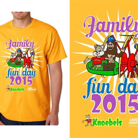 Blank tshirt design template black and white. Create a t-shirt design for Family Fun Day | T-shirt contest