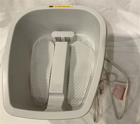 Dr Scholls Foot Bath Massager Heat Vibrating Foot Soak Machine Model