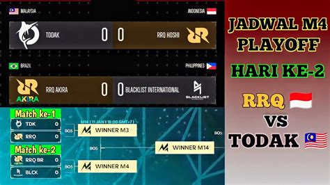 Jadwal Playoff M Hari Ke Rrq Vs Todak Jadwal M Mobile Legends