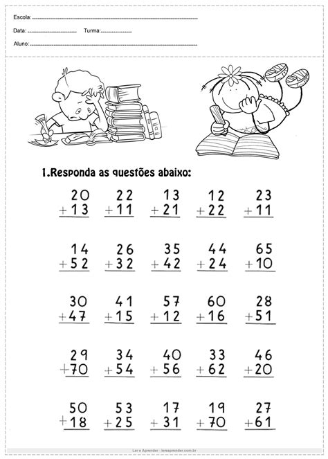 Atividades De Matematica 2 Ano Fundamental Adição E Subtração