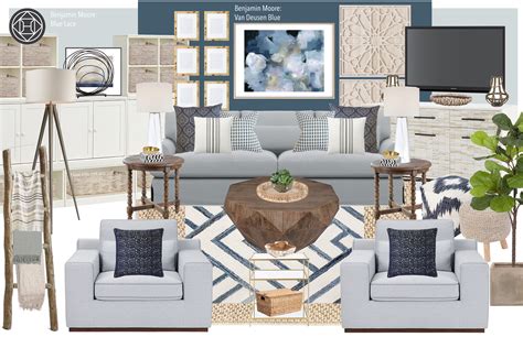 Modern Classic Coastal Living Room Design By Havenly Interior