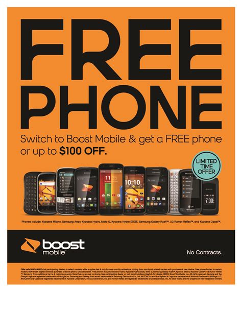 Switch To Boost Mobile And Get A Free Phone Or Up To 100 Off Z 1079