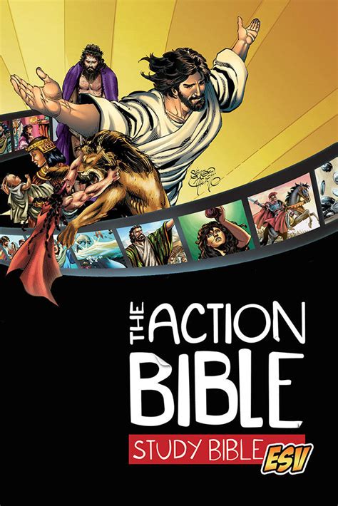The Action Bible Study Bible Esv Hardcover David C Cook