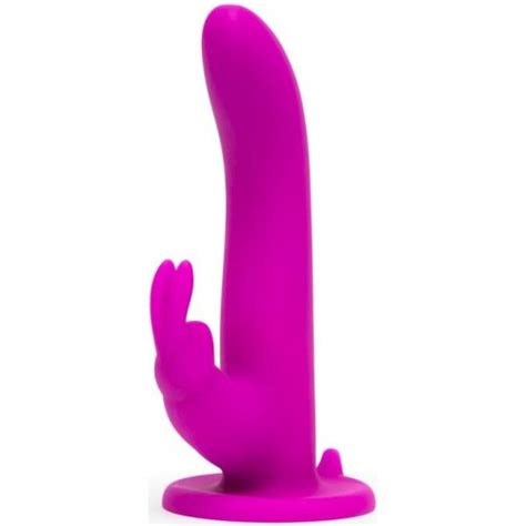 Happy Rabbit Vibrating Strap On Harness Set Purple Sex Toys At