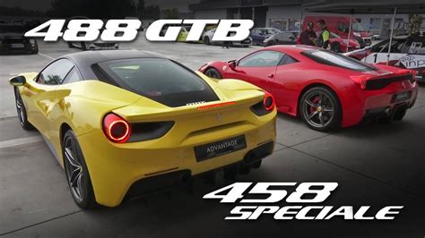 Maybe you would like to learn more about one of these? Video: Ferrari 458 Speciale vs 488 GTB Rev Battle! - GTspirit