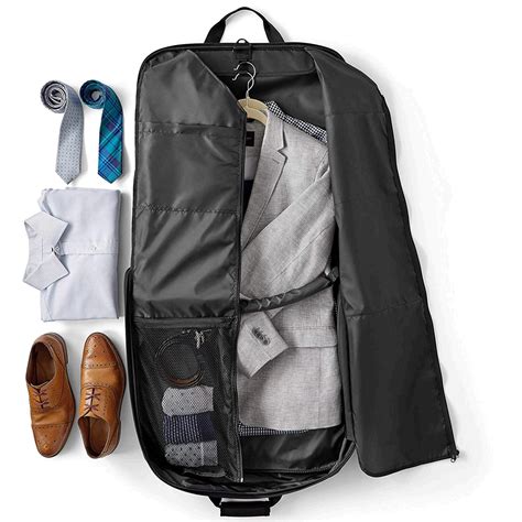Amazonbasics Premium Travel Hanging Luggage Suit Garment Bag Black