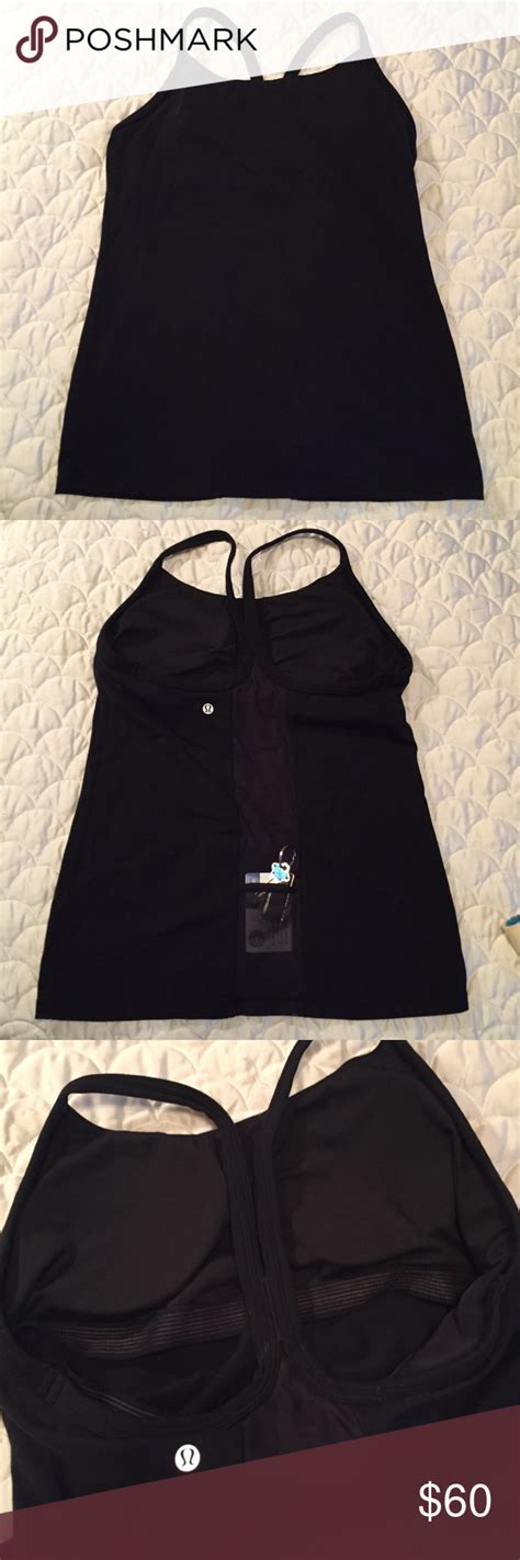 We collect the following types of personal data in connection with the activities described above: Lululemon black luon top with bra, like new! Fantastic top by Lululemon in like new condition ...