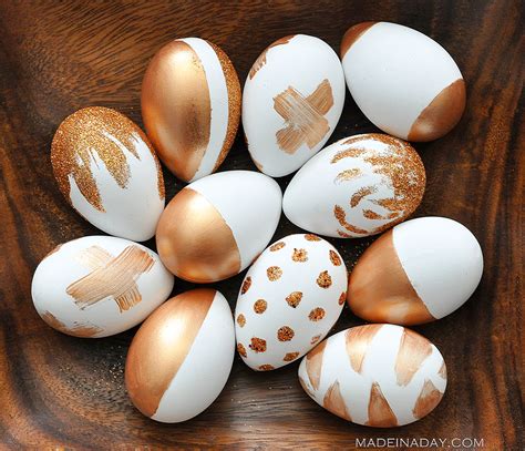 How To Make Metallic Copper Painted Eggs