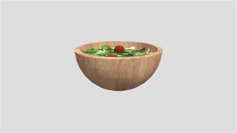 Bowl With Salad Download Free 3d Model By 1 5c7cbb0 Sketchfab