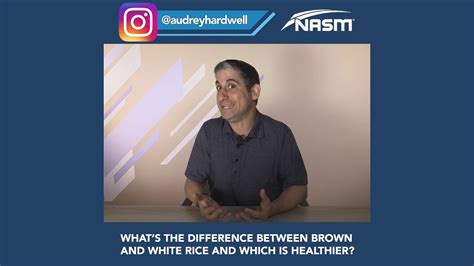 But it is definitely clear that brown rice isn't the purest of the variety, it. What's the Difference Between Brown and White Rice? - YouTube