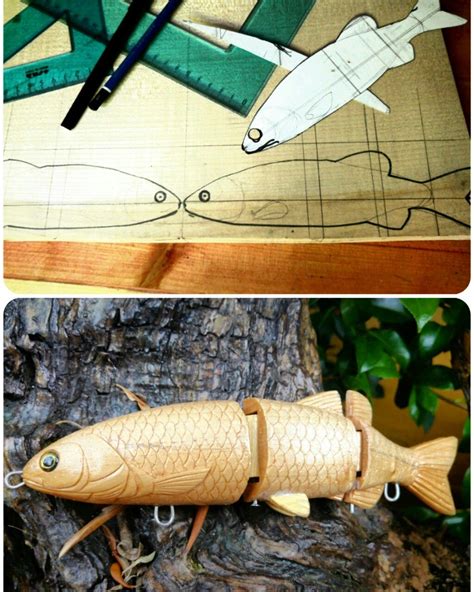 Wooden Swimbait Maple 8 Inches 20 Cms Bass Fishing Lures Fishing