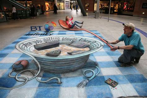 I just received an email from my boyfriend yesterday, and wanted to show you guys how this guy, mr. Julian Beever Rides Again!