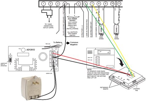(for esl smoke detectors) 0 = disable; Honeywell Vista 20p Wiring Diagram