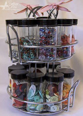 telas divinas-almacenar accesorios de costura | Spice rack, Craft room