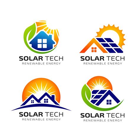 Sun Solar Energy Logo Design Template 2578099 Vector Art At Vecteezy