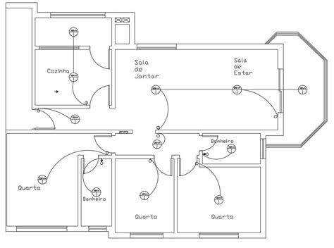 House Electrical Layout Plan Cadbull