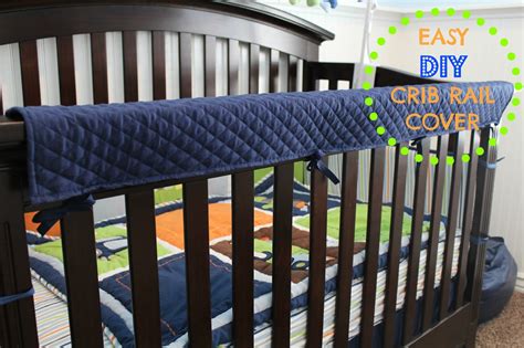 The dexbaby safe sleeper convertible crib bed rail is a great solution. MOMMY ON DEMAND: Easy DIY Crib Rail Cover