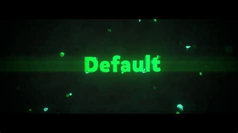 Intro Default Youtube