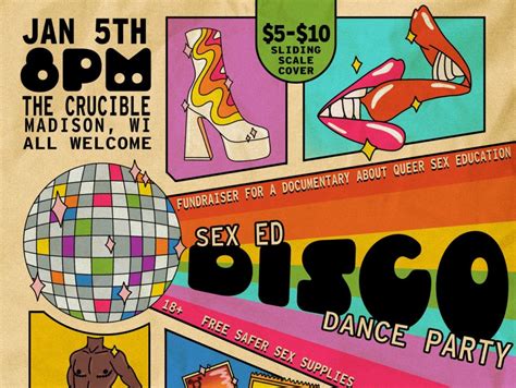 sex ed disco dance party unites madison creatives in a fundraiser for a vital forthcoming