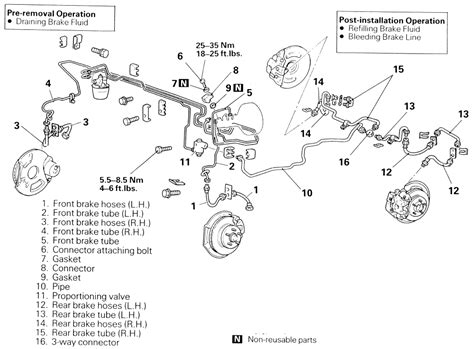 Rear Brake System Diagram