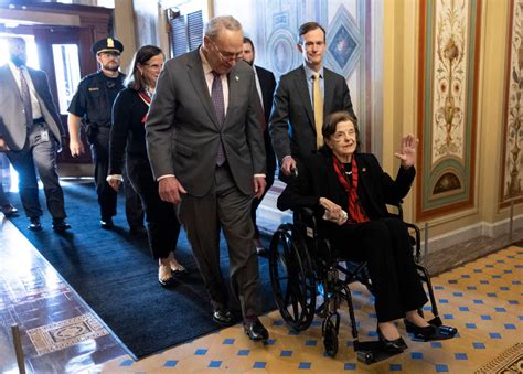 Dianne Feinstein Returns To Senate Floor After Months Long Absence