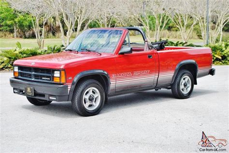 I think the dakota convertible had to be the leakiest convertible top of all time… we had it done by asc down in mexico. Very rare just 72,833 miles 1989 Dodge Dakota Convertible ...