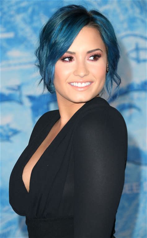 Demi Lovato Moves On To New Blue Hair Color