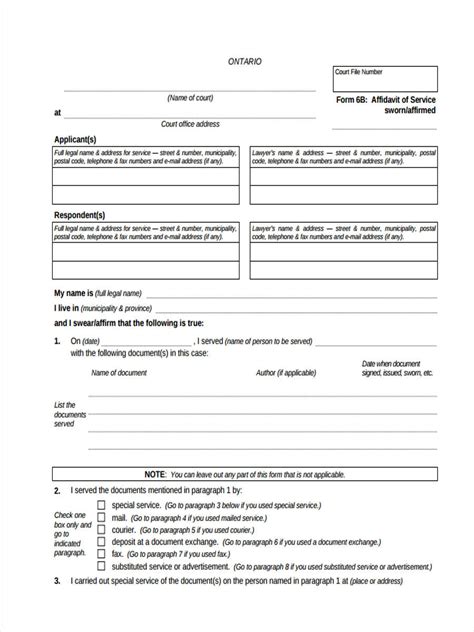 Affidavit Form Word Document My Xxx Hot Girl