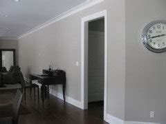 Gray colors are inherently darker, and have a tendency to shift strongly towards purple, blue, or green with the right combination of undertones and northern light. BM Revere Pewter or Gray Owl in north facing/low light room