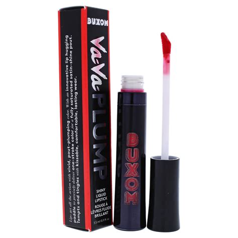 Va Va Plump Shiny Liquid Lipstick Kiss And Tell By Buxom For Women Oz Lipstick
