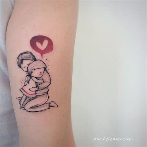 En ocasiones es el padre quien decide tatuarse el amor por su hijo, en otras es éste quien toma la decisión. Amor de padre e hija por Michele Mercuri - Tatuajes para ...