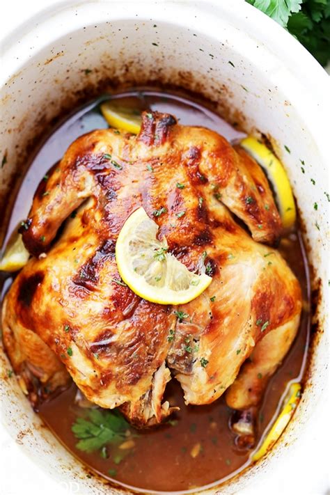 An easy crock pot chicken recipe for using in tons of recipes! Crock Pot Honey Lemon Chicken Recipe | KeepRecipes: Your ...
