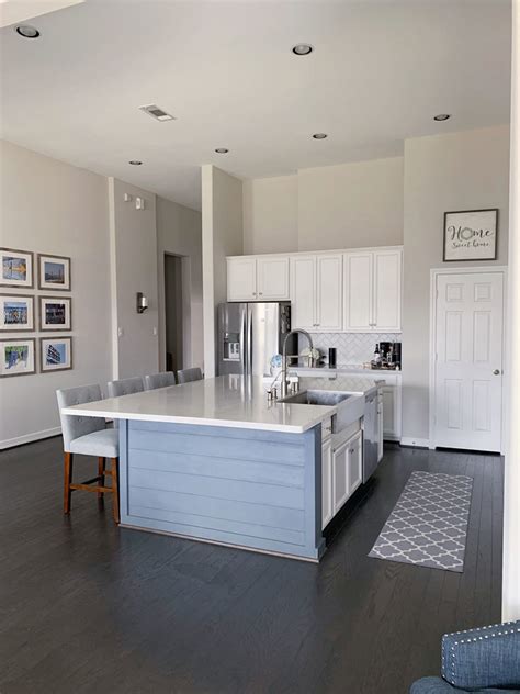 See more ideas about ship lap walls, shiplap, home. DIY Kitchen Island Shiplap | Easy Shiplap Application ...