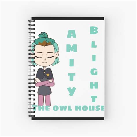 Amity Blightthe Owl House Spiral Notebook For Sale By Bpho21