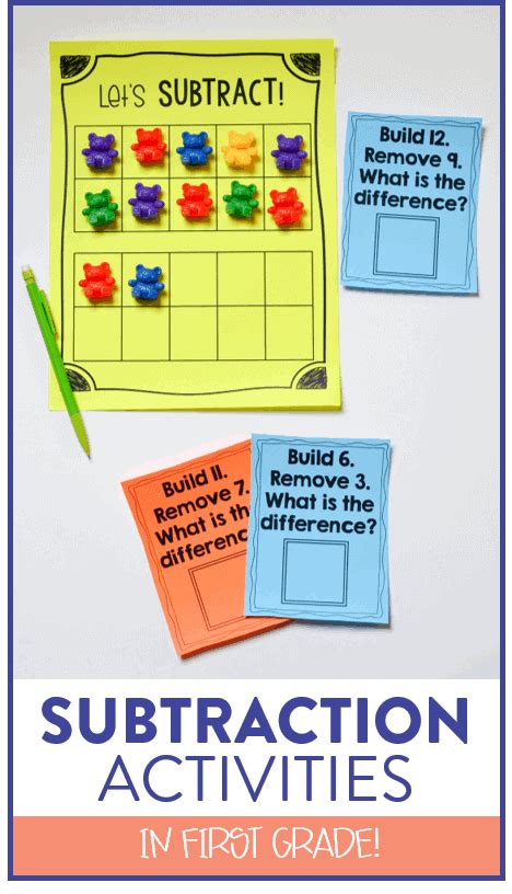See more ideas about germs lessons, germs activities, germs preschool. Subtraction Activities for First Grade - Susan Jones