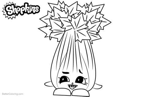 Merry larry and the true light of christmas. Shopkins Coloring Pages Super Celery - Free Printable ...