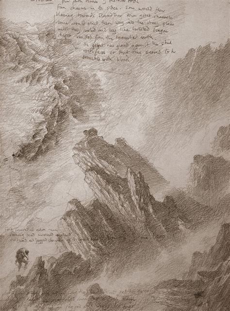 Landscape lord of the rings drawings. 134 best Alan Lee & John Howe Tolkien Artwork images on ...