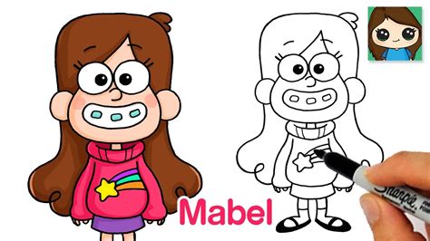 How To Draw Mabel Pines Gravity Falls Youtube