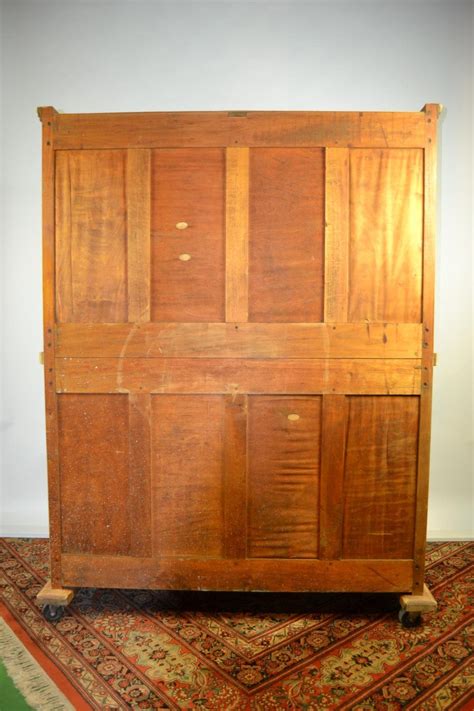 Kitchen slotted storage rack bathroom narrow cabinet living room floor type mobile trolley with wheels. Vintage Bakery Cabinet - Baker's Cabinet on wheels ...