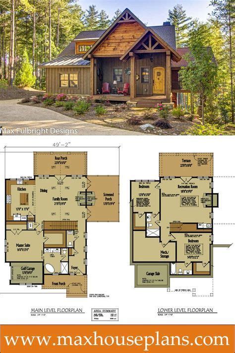 But today's vacation homes also include elegant modern designs, simple tiny homes that are affordable to. Small Cabin Home Plan with Open Living Floor Plan | Lake ...